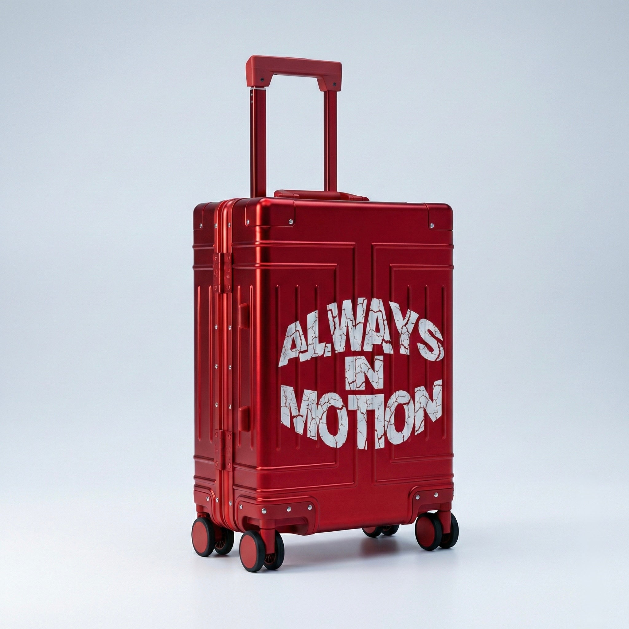 Red Carry-on Roller Luggage