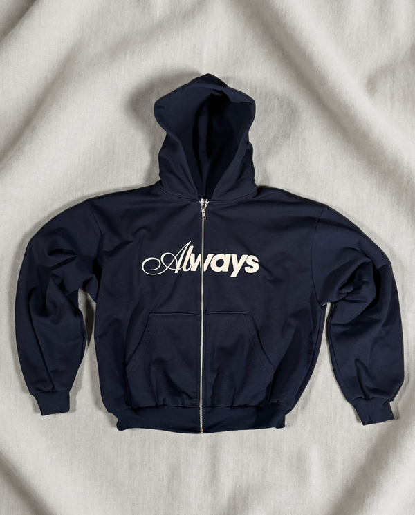 Always Script Full-zip Hoodie