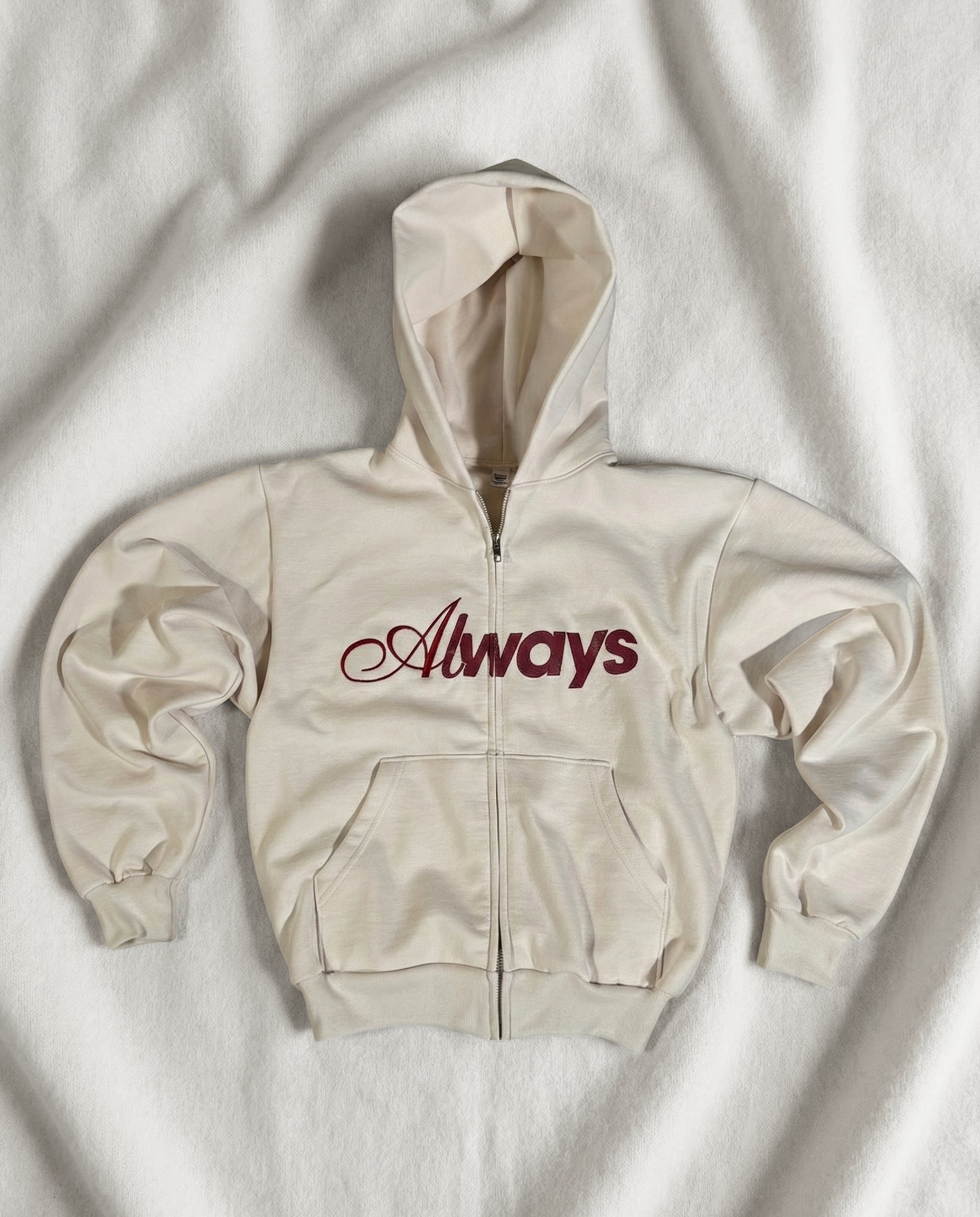 Always Script Full-zip Hoodie