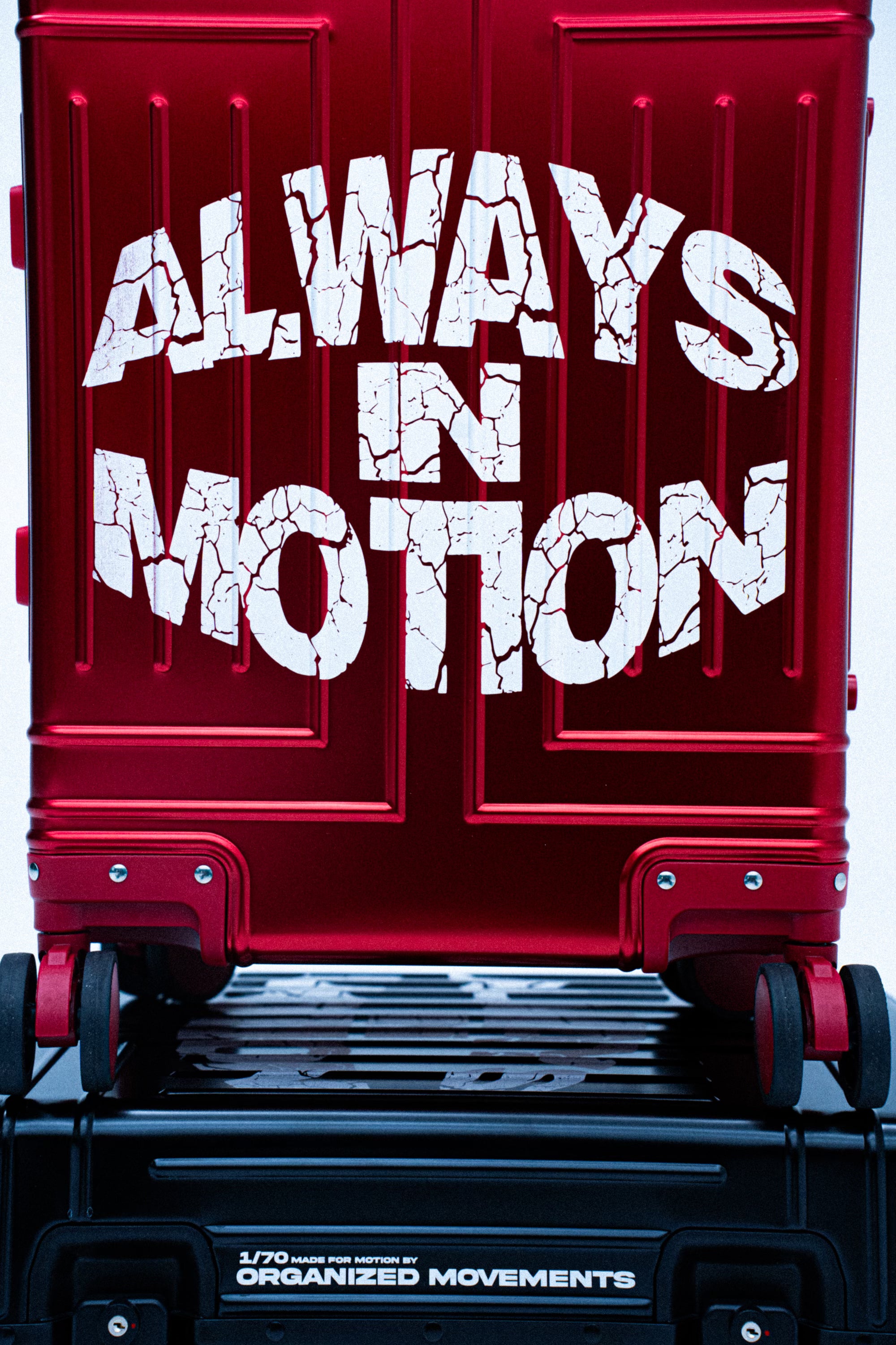 Red Carry-on Roller Luggage