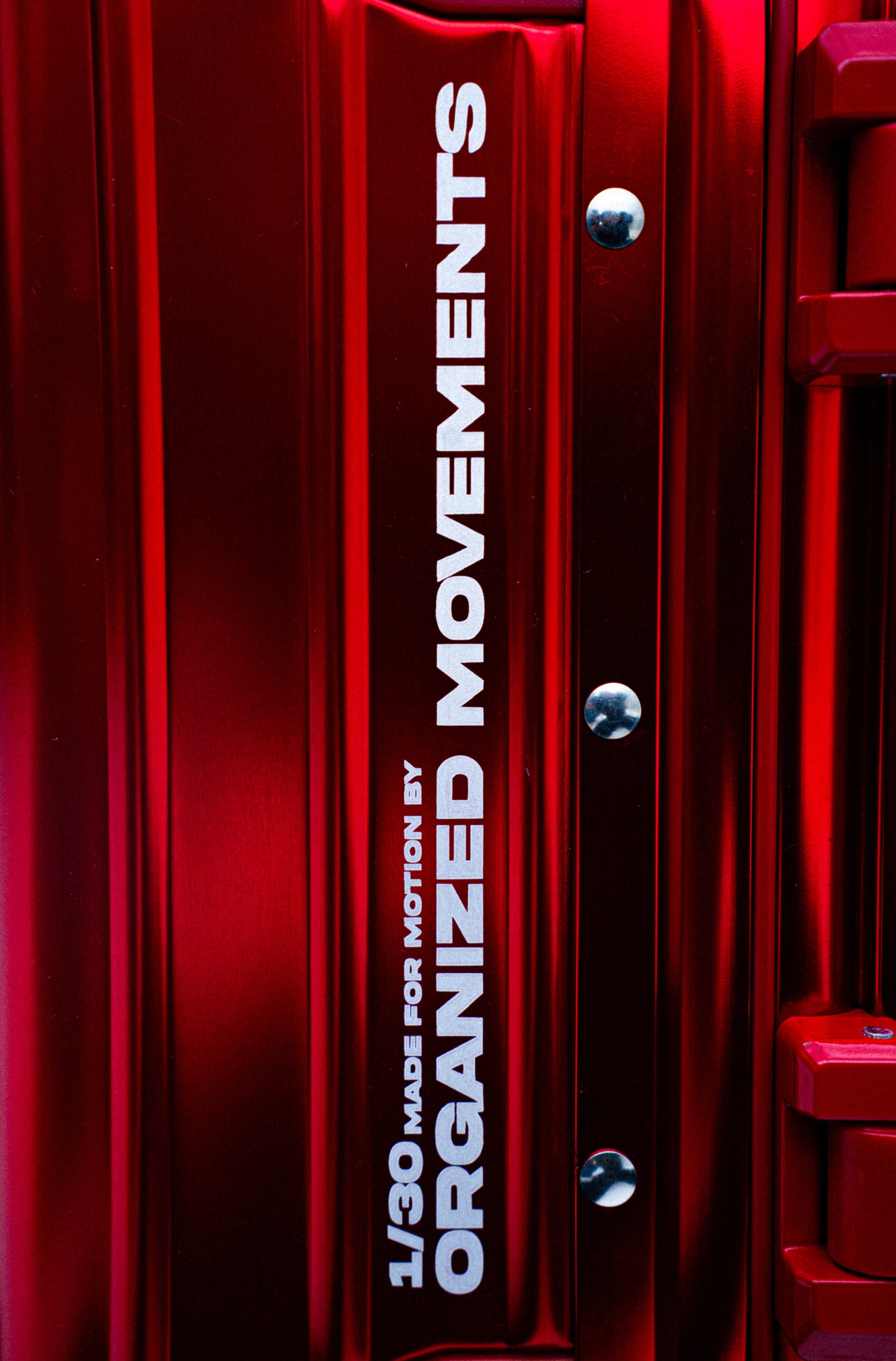 Red Carry-on Roller Luggage