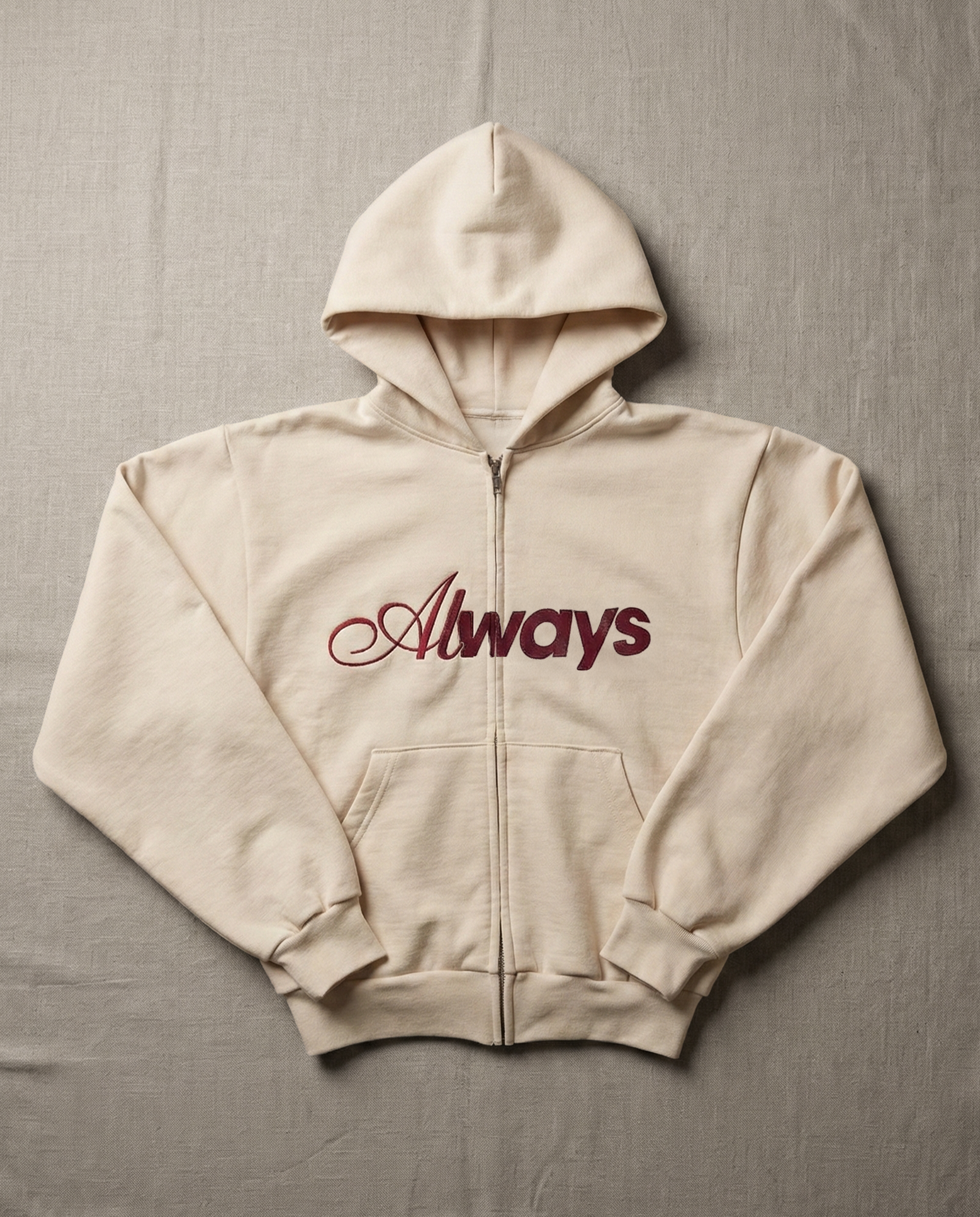 Always Script Full-zip Hoodie